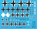 Messerschmitt Bf109E-1/-3/-4 Dry Water Decal HADDW48015