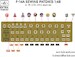 F14A Sewing Patches bases for HADE481002 decals HADPE481002