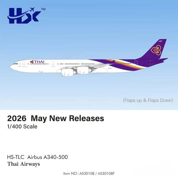Airbus A340-500 Thai Airways HS-TLC A530108