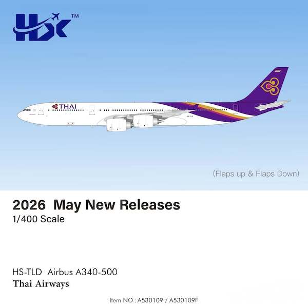Airbus A340-500 Thai Airways HS-TLD A530109