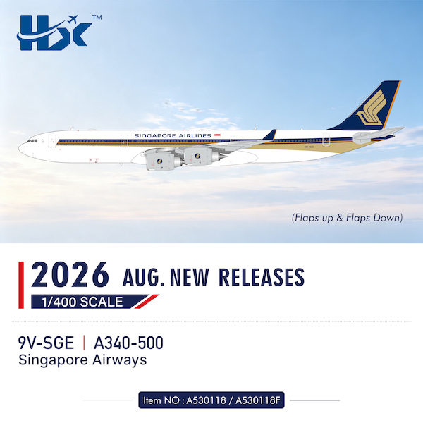 Airbus A340-500 Singapore Airlines 9V-SGE A530118