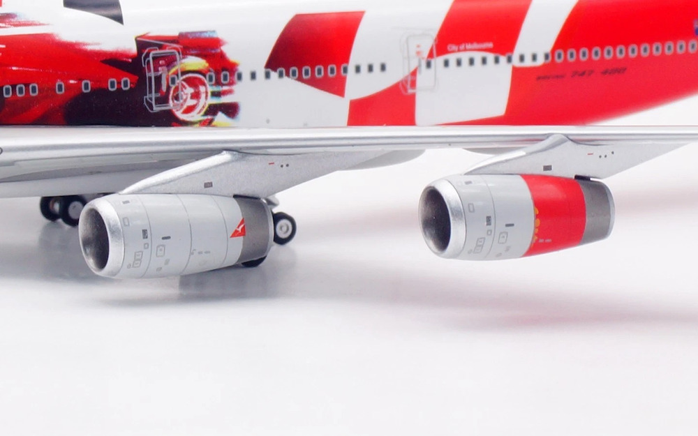 QANTAS Boeing 747-400 限定版 1:400スケール Qantas Boeing 747-400 VH-OEB GeminiJets GJQFA859 Scale 1:400