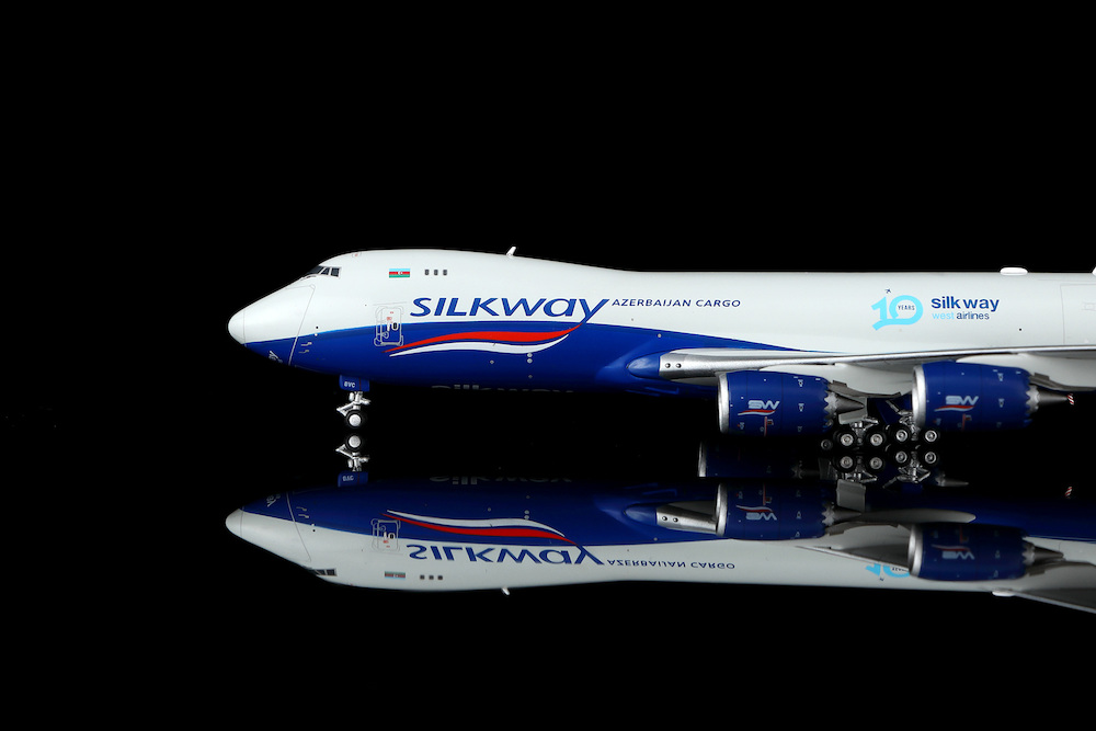 HX Models B632502 Boeing 747-8F Silk Way West Airlines VQ-BVC