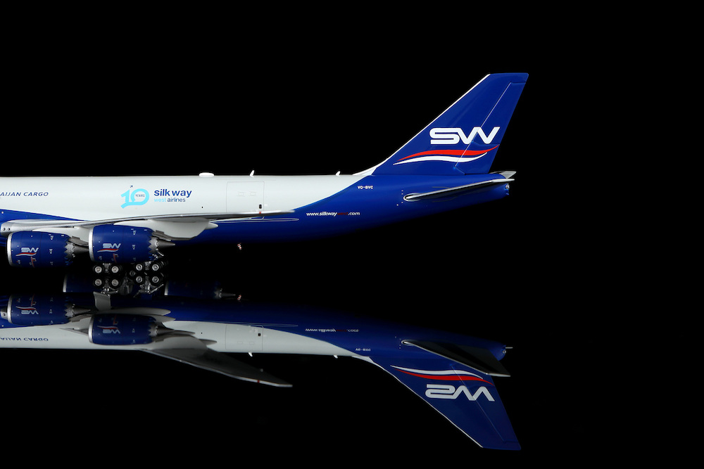 HX Models B632502 Boeing 747-8F Silk Way West Airlines VQ-BVC