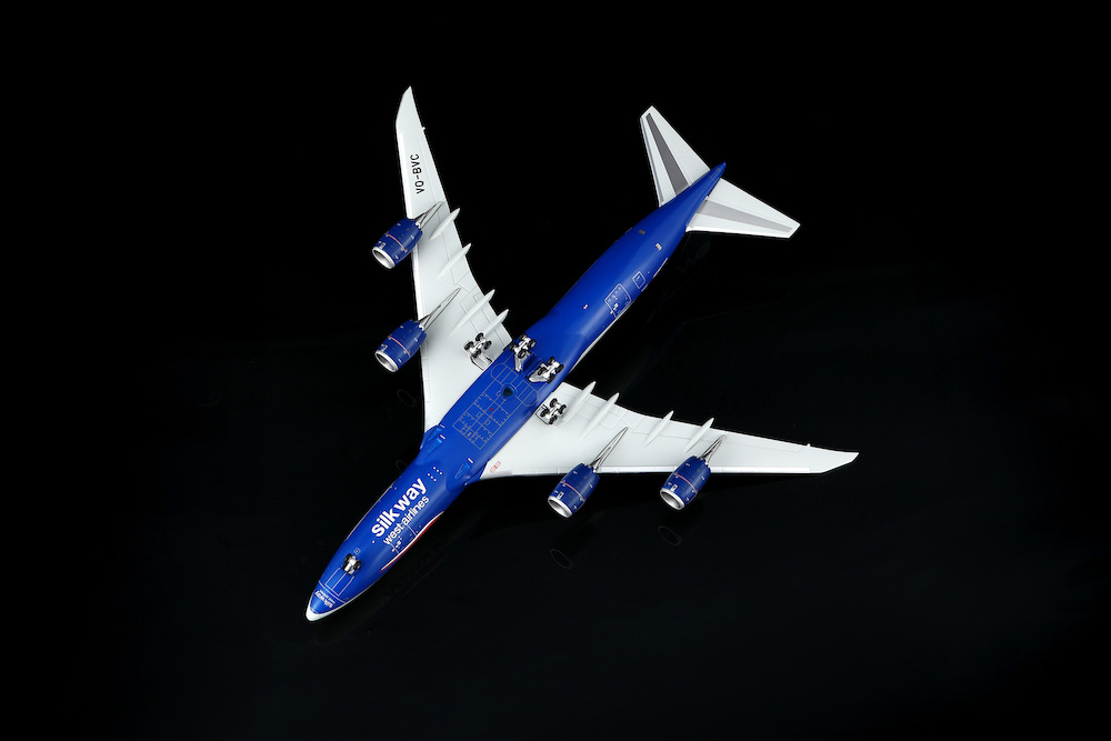 HX Models B632502 Boeing 747-8F Silk Way West Airlines VQ-BVC