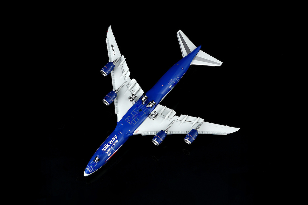 HX Models B632502F Boeing 747-8F Silk Way West Airlines VQ-BVC Fl