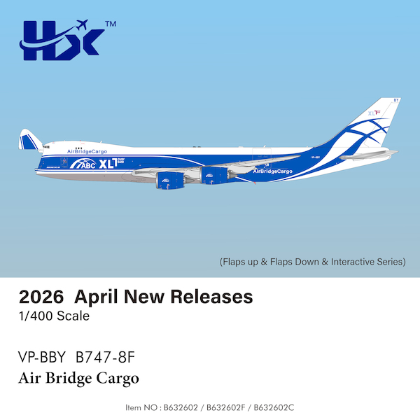 Boeing 747-8F Air Bridge Cargo VP-BBY Flaps Down  B632602F