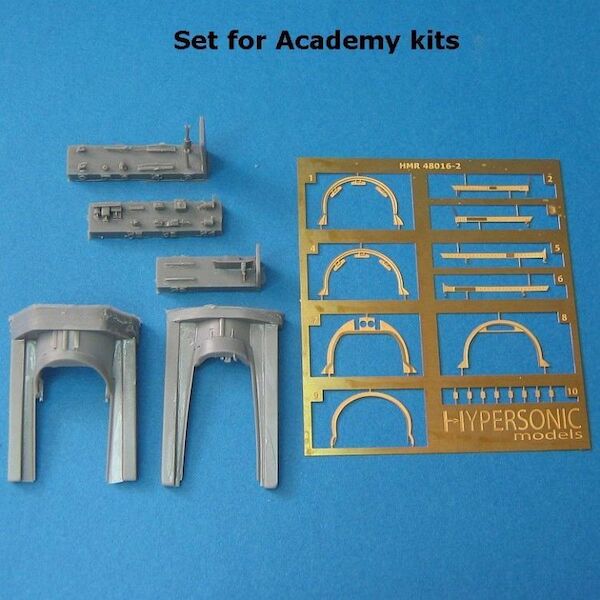 F4 Phantom Canopy detail Set (Academy) HMR48016-2