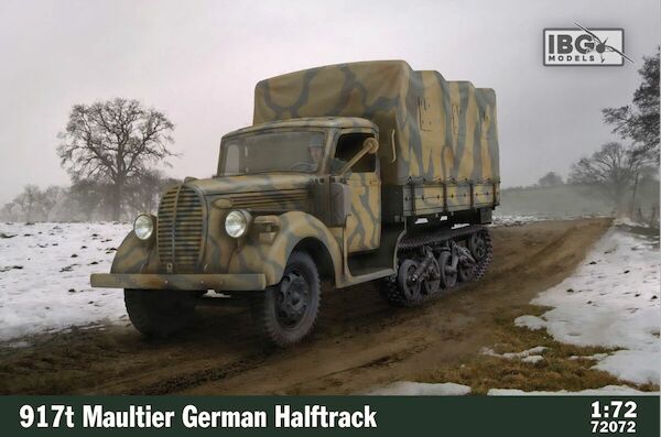 917t Maultier, German halftrack cargo truck 72072