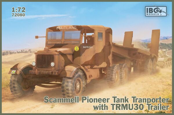 Scammell Pioneer Tank Transporter with TRCU30 Trailer 72080