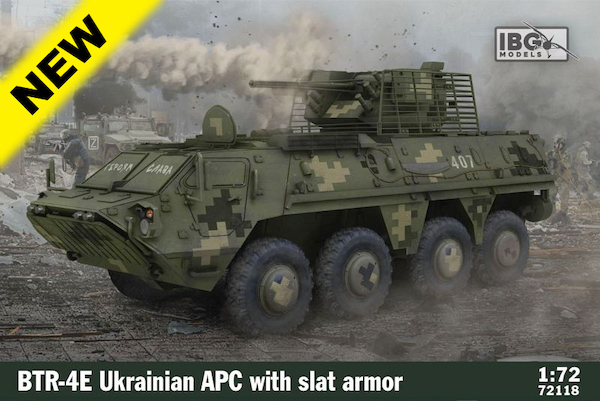 BTR4E Ukrainian APC with Slat Armor  72118