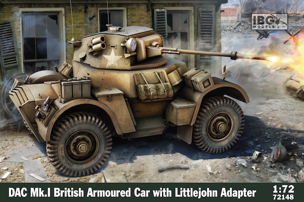 DAC Mk.I British Armoured Car with Littlejohn Adap[er  72148
