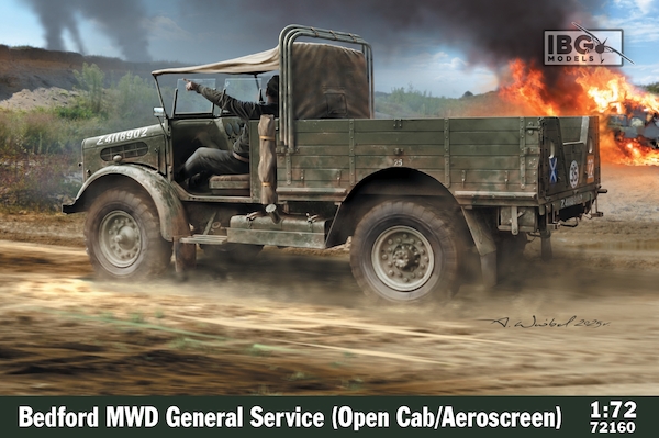 Bedford MWD General Service (Open Cab, Aeroscreen)  72160