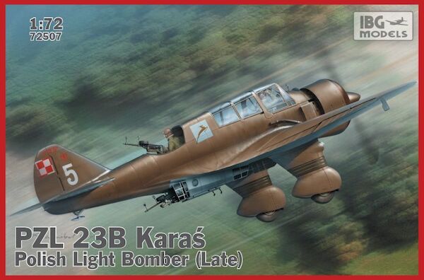 PZL.23B Karas Polish Light Bomber, late production 72507