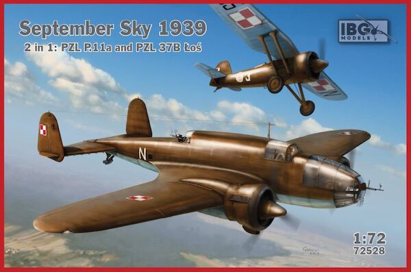 September Sky 1939; PZL P.11A and PZL37B Los 72528