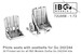 Pilots seats with seatbelts for Gotha Go-242/244 IBG72U059