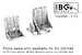 Pilots seats with seatbelts for Gotha Go-242/244 IBG72U059