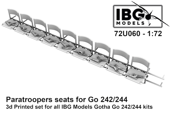 Paratroopers seats for Gotha Go-242/244 72U060