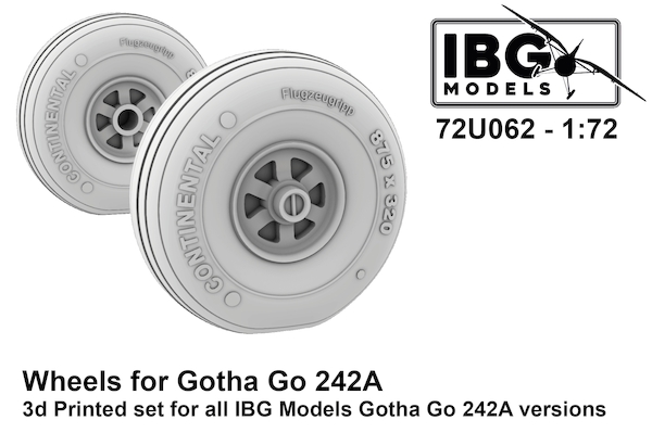 Wheels for Gotha Go-242A 72U062