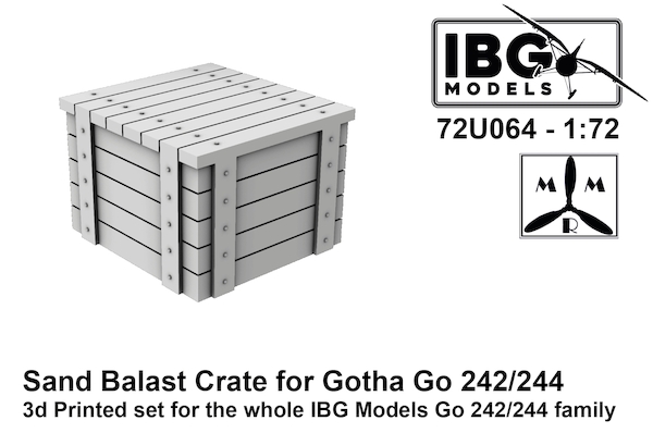Sand Ballast Crate for Gotha Go 242/244  72U064
