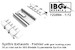 Supermarine Spitfire Exhausts - Fishtail Type with gun heating pipes(IBG) IBG72U094