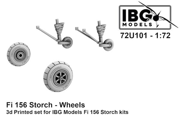 Fieseler Fi 156 Storch Wheels  (IBG)  72U101