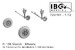 Fieseler Fi 156 Storch Wheels  (IBG) IBG72U101