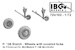Fieseler Fi 156 Storch Wheels  with covered hubs (IBG) IBG72U102