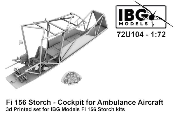 Fieseler Fi 156 Storch Cockpit for Ambulance Aircraft  (IBG)  72U104