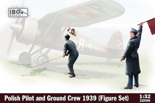 Polish Pilot and Ground Crew 1939  Figure set  IBG32006