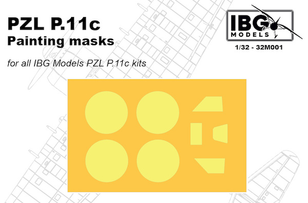 Painting Mask for PZL P11c family (IBG) IBG32M001