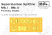 Painting Mask for Spitfire MkI-MkV and PR (IBG) IBG72M011