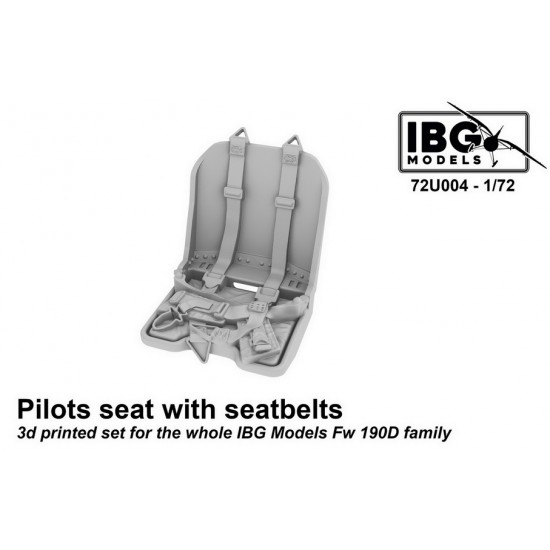 Pilots seat with seatbelts for Focke Wulf FW190D (IBG) IBG72U004