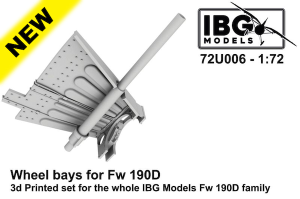 Wheel Bays for Focke Wulf FW190D (IBG) IBG72U006