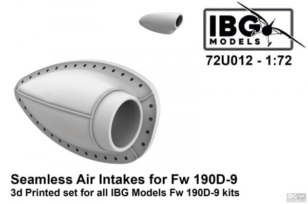 Seamless Air Intake for Focke Wulf FW190D (IBG) IBG72U012