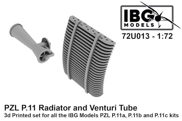 Radiator and venturi for PZL P11c (IBG) IBG72U013
