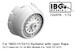 Radiator with open flaps for Focke Wulf FW190D-11/12/13 (IBG) IBG72U016