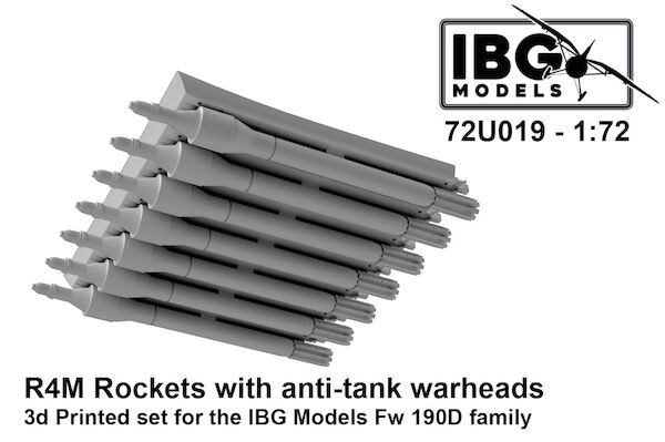 R4M Rockets with anti tank warheads for FW190D-9 Family (IBG)  IBG72U019