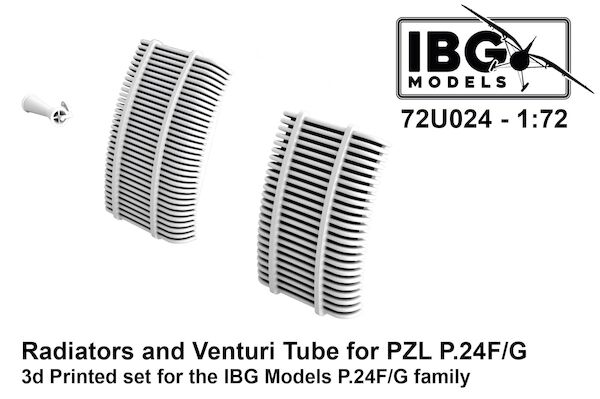 Radiators and Venturi for PZL P24F/G (IBG)  IBG72U024