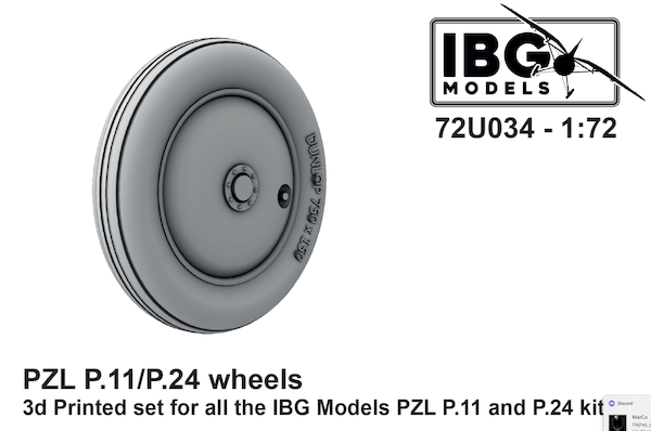 PZL P.11/P.24 Wheels (IBG) IBG72U034