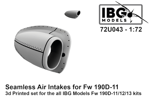 Seamless Air Intake for Focke Wulf FW190D-11/12/13 (IBG) IBG72U043