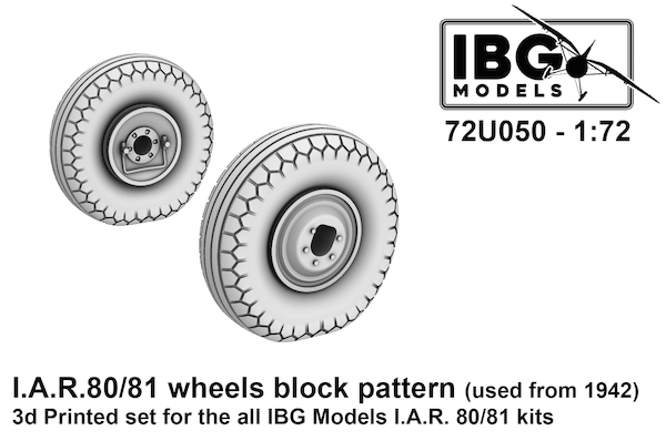 I.A.R 80/81 Wheels block pattern (IBG)  IBG72U050