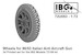 Wheels for Italian 90/53 Anti Aircraft gun (IBG 72159) IBG72U053