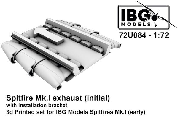 Spitfire MKi Exhaust (initial)   (IBG)  IBG72U084