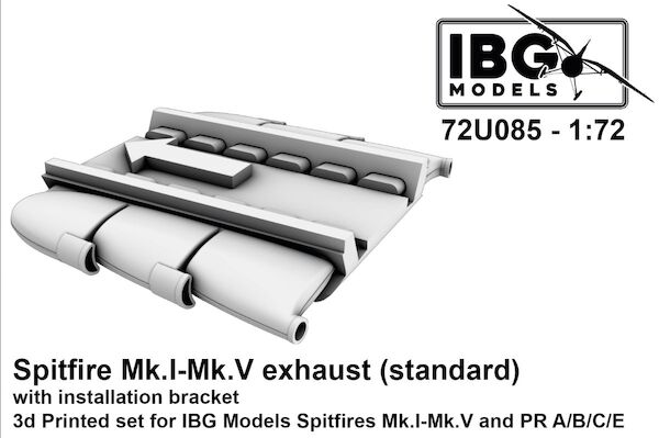 Spitfire MKI-MKV Exhaust (Standard)  (IBG)  IBG72U085