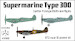 Spitfire Prototype K5054 - Stages 2,3 and 4 –  Test Flights - MRM A720002