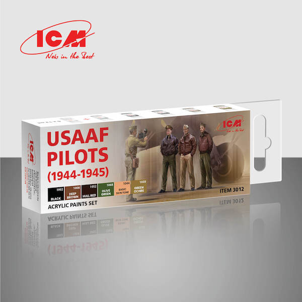 USAAF Pilots (1944-1945) Acrylic paint set 3012