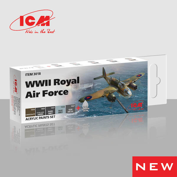 WWII Royal Air Force Acrylic paint set  3018