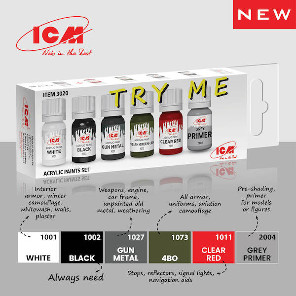 Try Me Acrylic paint set 3020