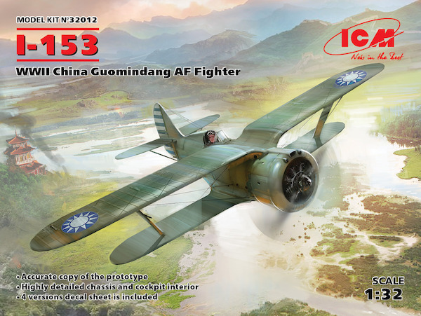 Polikarpov I-153 Chaika , WWII China Guomindang AF Fighter (SPECIAL OFFER - WAS EURO 54,95  32012